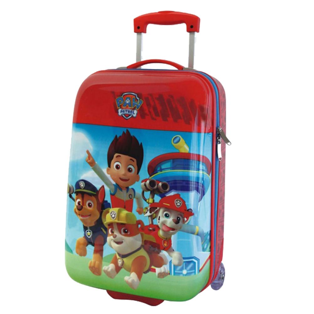 paw patrol scootin suitcase