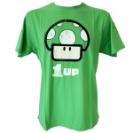 1UP Mushroom Nintendo T-Shirt Green Size XL