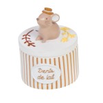 Little Tooth Box Hat-Mouse - Orange Stripes