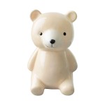 Ceramic Beige Bear Piggy Bank