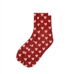 Pair of Glitter Heart Socks