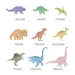 Wall Sticker Dinosaur Names