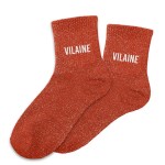 Red Glitter Socks Vilaine