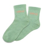 Light Green Glitter Socks Complice