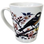 Conical Mug Blue Tits and Cherry Blossoms  350 ml