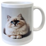 Sacred Birman Cat Mug 350 ml by Cbkration