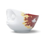 Large white porcelain bowl Tassen 500 ml - Hot kisses