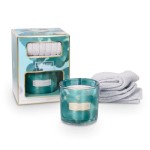 Gift Box Candle Tranquility and Pair of Socks