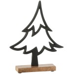 Black Aluminum Decorative Tree 25 cm