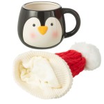 Penguin Mug and Hat Gift Set