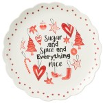 Round Ceramic Serving Platter Sugar and Spice and Everything...