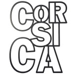 Decorative laser-cut word - Corsica
