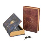 Set of 2 Book Safe Boxes - Sun and Moon