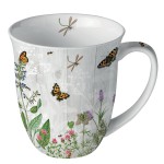 Fine Porcelain Cup - Bucolic Garden