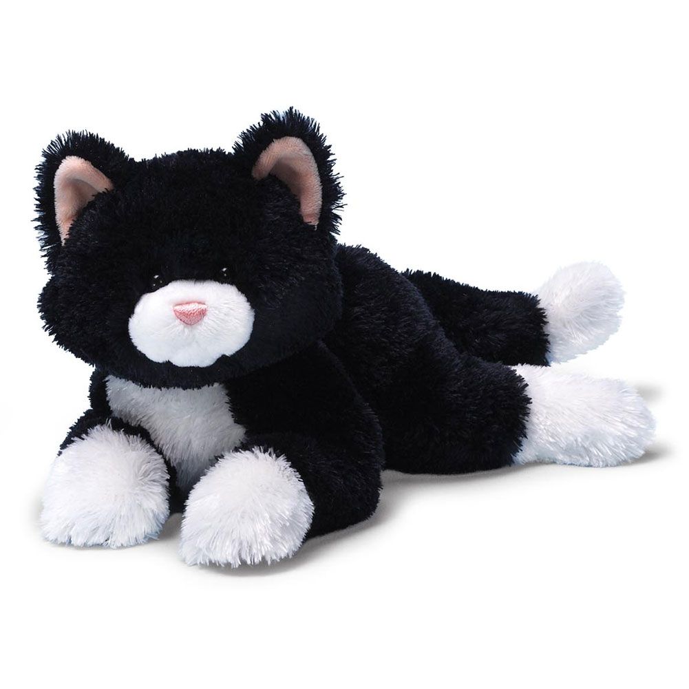 GUND Plush Cat Black and white 28 cm