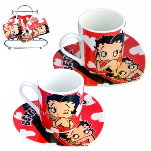 Betty Boop coffee cup with stand