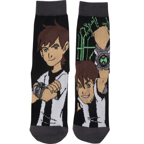 2 pairs Ben 10 socks size 35-38