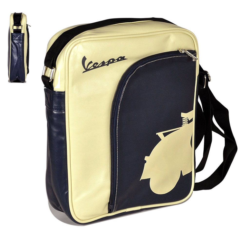 Blue Vespa shoulder bag