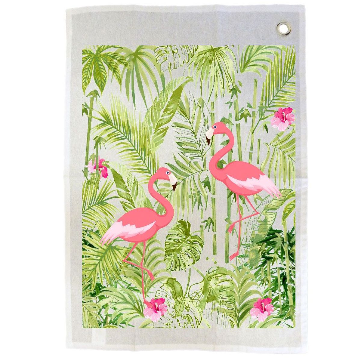 Pink Flamingo Kitchen towel