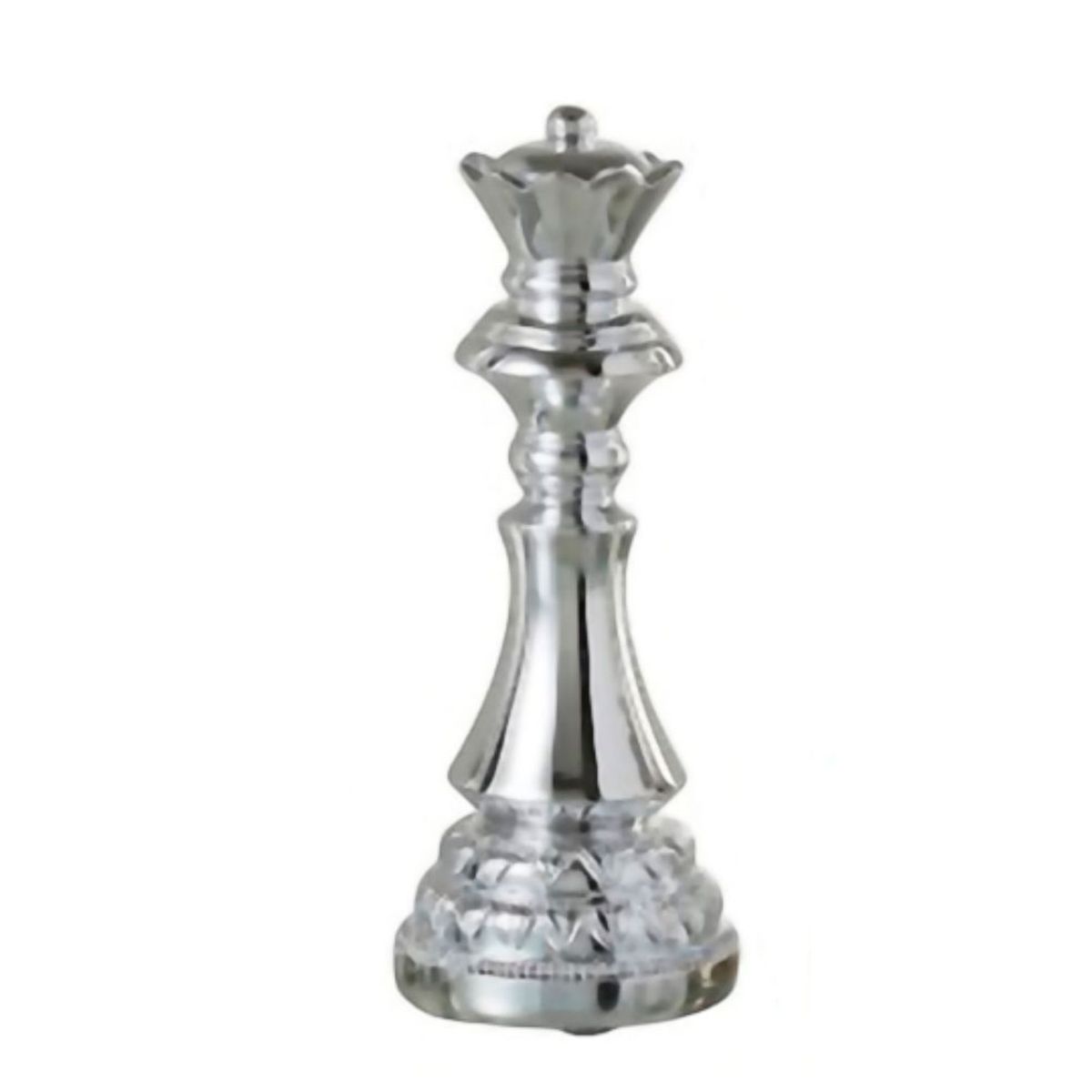 Queen chess piece Silver