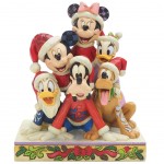 Piled High with Holiday Cheer - Mickey and friends Figurine