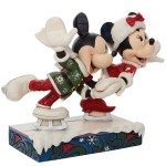 Mickey and Minnie Ice Skating Figurine