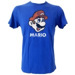 Mario Vintage T-Shirt Blue Size M