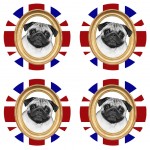 UK Carlin Set of 4 coasters Cbkreation