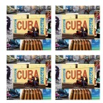 4 Cuba coasters Cbkreation