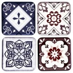 Cement Square Coasters by Cbkreation Set of 4