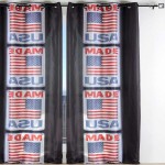 Made USA Semi-Sheer Voile Grommet Panel