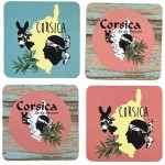 Corsica Box of 4 coasters