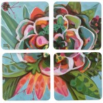 Blooms Michelle Allen Designs Box of 4 coasters