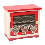 Wooden Egg Cabinet