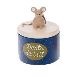 Little Tooth Box Blue and Beige Mouse