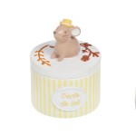 Little Tooth Box Hat-Mouse - Yellow Stripes