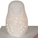 White Babouchka Table lamp