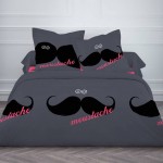 So Moustache Bedclothes 240 x 220 cm