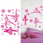 Dancers and Flowers stickers