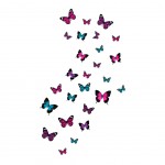 Butterflies stickers