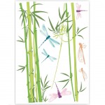 Bamboo wall sticker