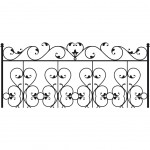 Wrought Iron bedhead Wall Sticker