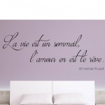 Quote from Musset Wall Sticker