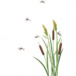 Wall stickers 73.1 x 44.2 cm - Reeds