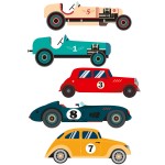 Wall stickers for children vintage cars