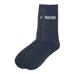 Pair of glitter socks "Frileuse"