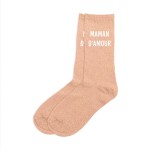 Pair of Glitter Socks Maman d'Amour