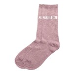 Pair of glitter socks "Fabuleuse"