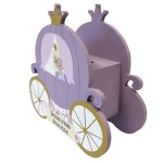 Piggy Bank for Kids - Purple Princess Carriage