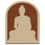 Wooden Wall Decoration Buddha